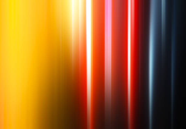 Vertical colorful curtains bokeh background stock photo