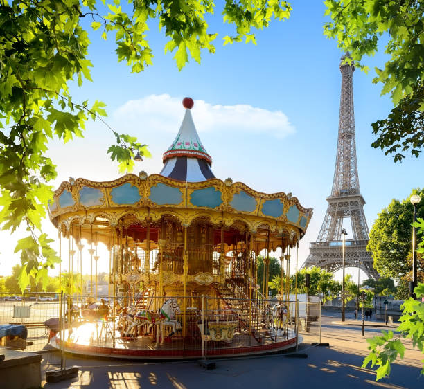 istock Carousel in France 902248264