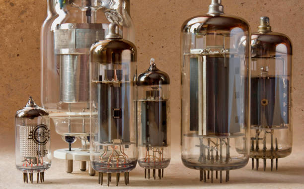 istock close up view of different vintage electronic vacuum tubes. 902251812