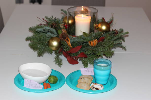 istock Cookies and Milk for a special visitor 902258088