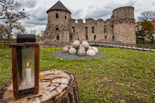 The old square of memory of the heroes of 1812, Smolensk, Russia.