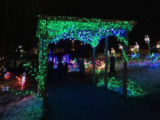 istock Christmas installation in Lafarge Lake park 902279662