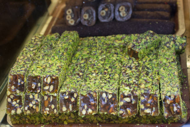 istock Traditional turkish delight  lokum candy 902299354
