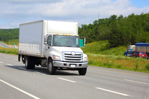 istock Truck on a highway 902303266