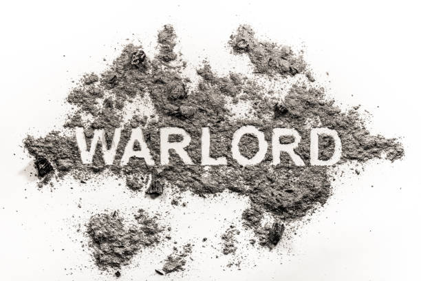 istock Warlord word written in ash, sand or dust 902307448