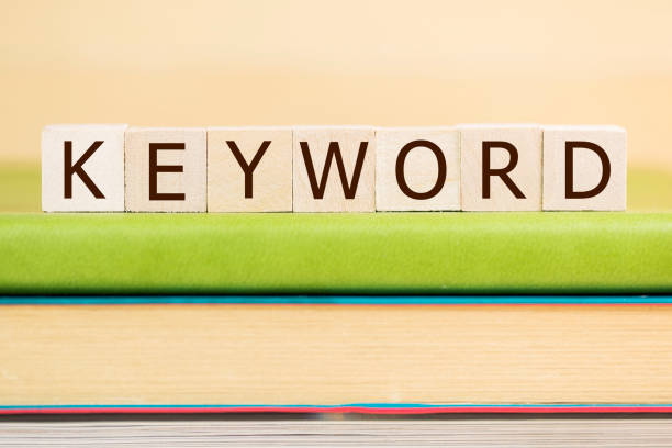 istock Keyword word on wooden cubes background, SEO concept 902323536