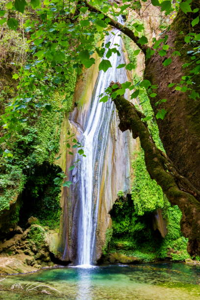istock El Chuveje Waterfalls and crystal clear blue waters. 902326152