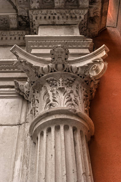istock Decorative capital of column. 902328816