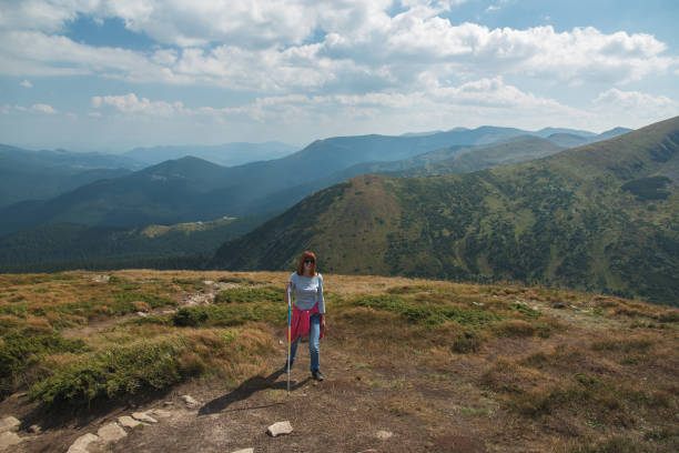 istock Journey. Climbing Mount Goverla 2061 meter 902335344