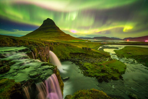 istock northern light over Kirkjufell mountain 902340570