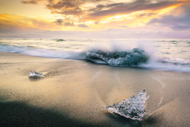 istock Ice beach in jokulsarlon, Iceland. 902340840