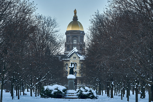 Notre Dame in Winter