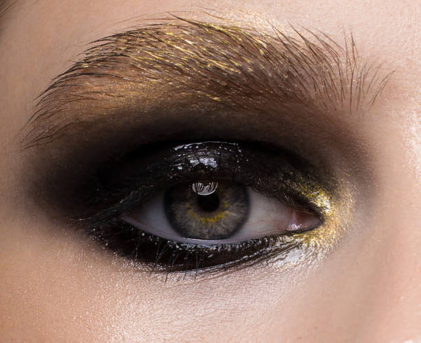 istock Beautiful female eye close up. 902349802
