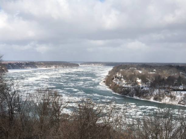 istock White Landscapes Niagara river frozen 902354340
