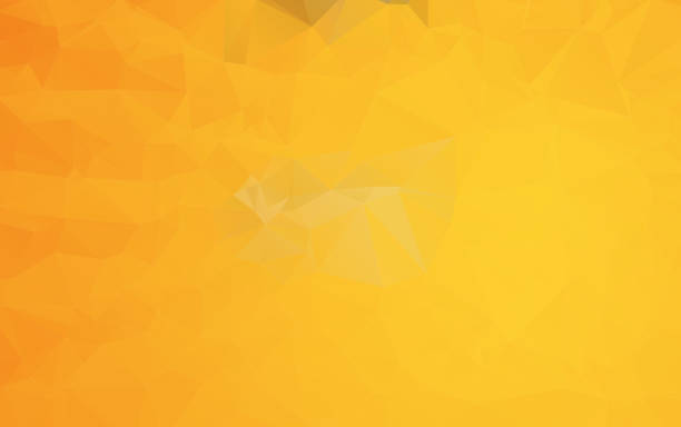 istock Light Orange polygonal illustration, which consist of triangles. Geometric background in Origami style with gradient. Triangular design for your business 902357458