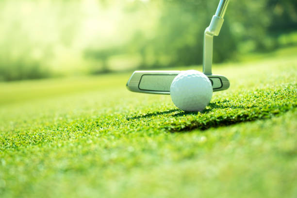 istock Golf club and ball in grass. 902381520
