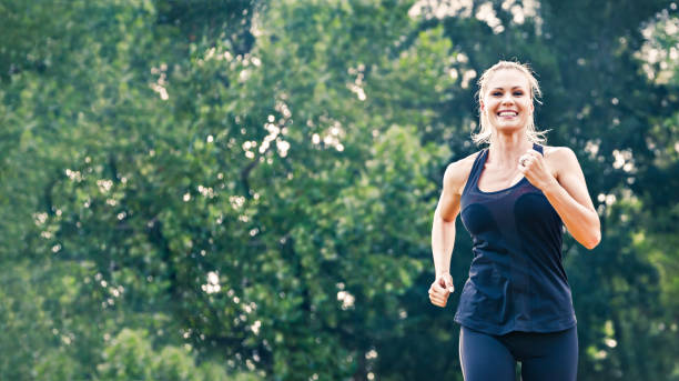 istock young caucasian woman training 902381788