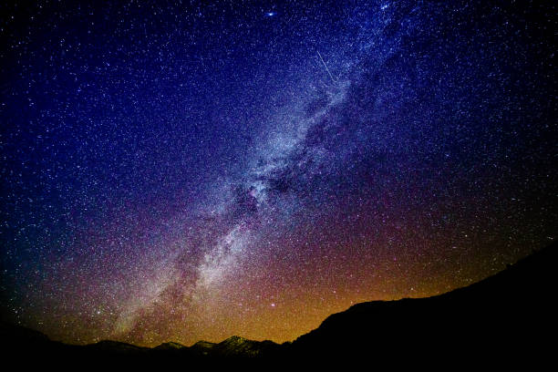 istock Stars and Milky Way Desert Canyon Landscape 902384440