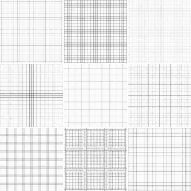 Vector illustration of Paper Seamless Pattern Collection