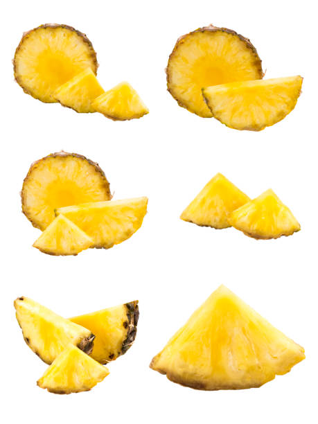 istock set of pineapple slices isolated on the white background 902397574