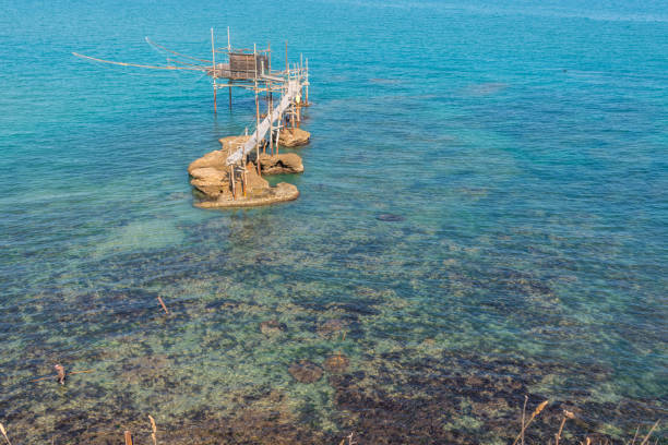 istock Fishing Platform on the Abruzzo Coast of Italy 902400190