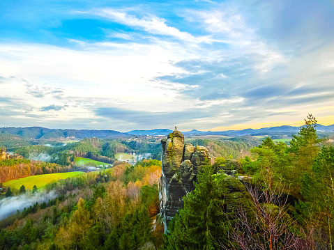 The rocks at national park Saxon Switzerland