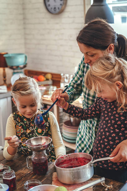 istock Preparing Homemade Berry Jam and Canning in Jars 902424974