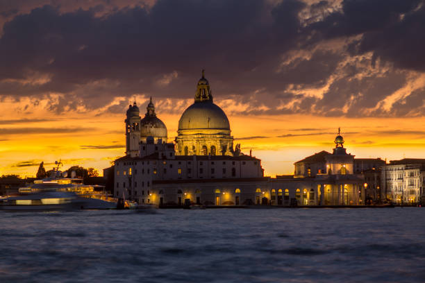 istock Basilica Santa Maria della salute at sunset, Venice 902430762