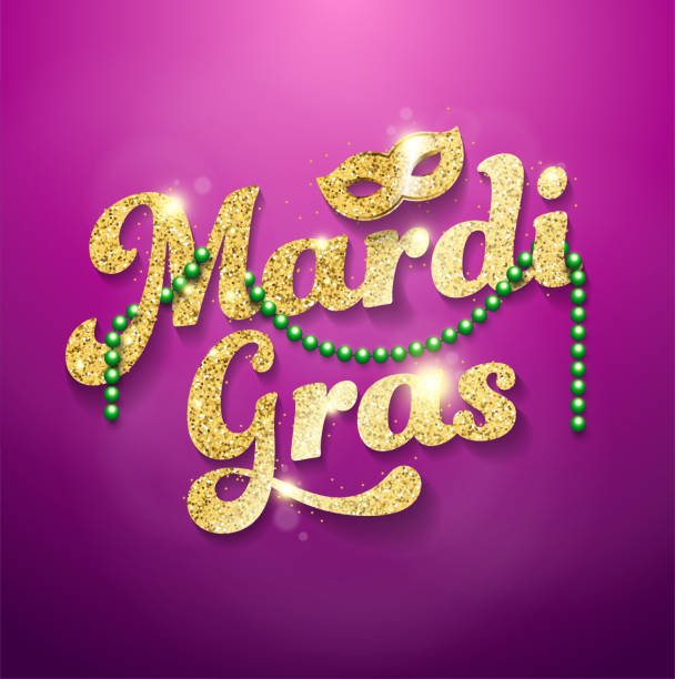 illustrations, cliparts, dessins animés et icônes de perles de mardi gras - mardi gras backgrounds bead purple