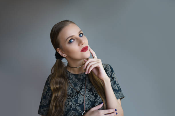 istock woman beauty beautiful face concept make up 902444290