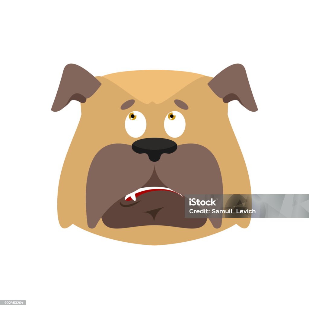 Chó Nhầm Lẫn Emoji Oops Khuôn Mặt Avatar Những Cảm Xúc Bối Rối Của Thú Cưng  Bulldog Ngạc Nhiên Hình Minh Họa Vector Hình minh họa Sẵn có - Tải xuống  Hình