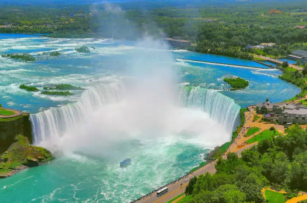 Photo of Beautiful Niagara falls.