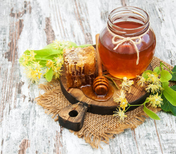 istock Honey and  linden flowers 902461832