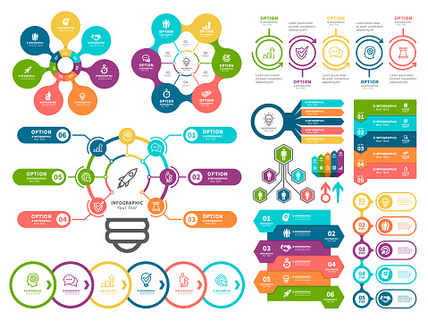 Business diagrams and Infographic Elements.