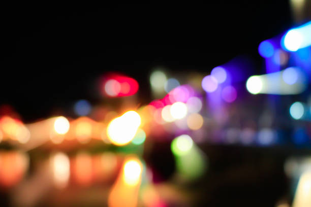 istock Abstract bokeh background. Christmas bokeh lights refocused blurred background. 902468448
