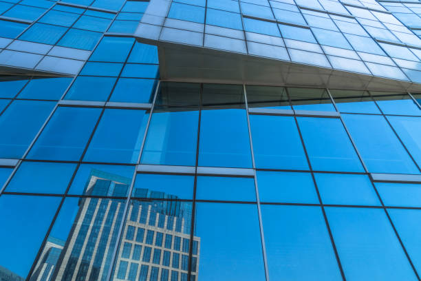 istock Close up glass building detail 902480238