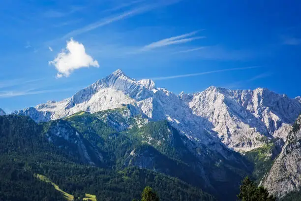 Alpspitze, Mountain, Wetterstein Mountains, Bavaria, Europe