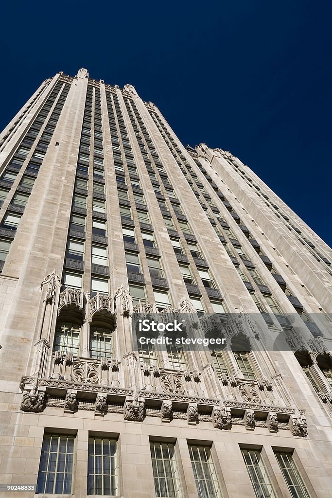 Tribune Tower Nahaufnahme - Lizenzfrei Architektur Stock-Foto