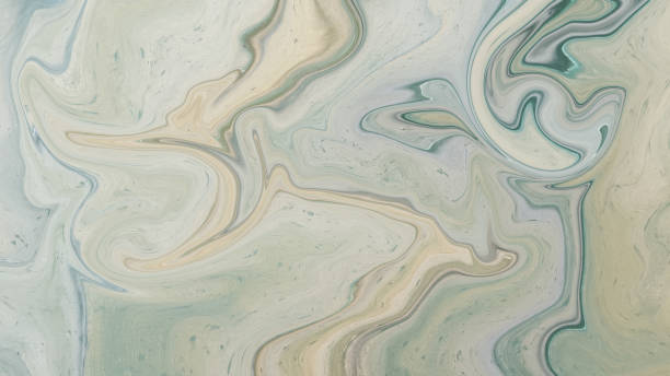 istock Decorative color marbling texture. Abstract background for textile, packing paper, cards. Liquid marble pattern. 902496296
