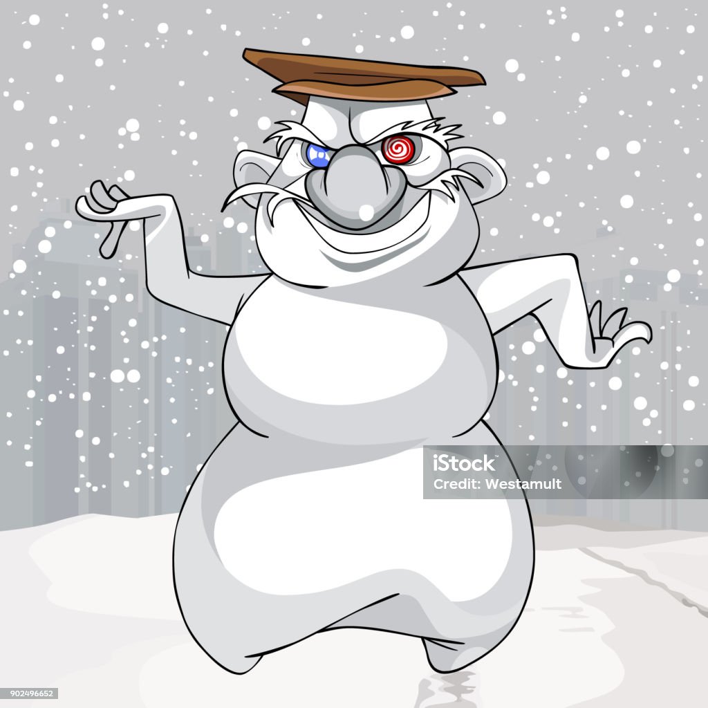 Cartoon Dancing Snowman With A Big Nose And A Cap Stock Illustration - Download Image Now - Illustration, Large, Men - iStock Cartoon Dancing Snowman With A Big Nose And A Cap Stock Illustration - Download Image Now - Illustration, Large, Men - iStock