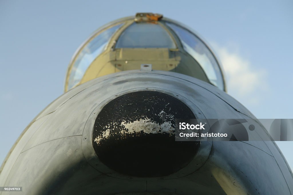 F - 86 Sabre o Sabrejet - Foto stock royalty-free di A mezz'aria