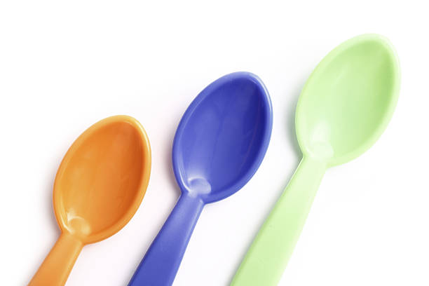 Spoons colors  baby spoon stock pictures, royalty-free photos & images