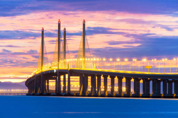 istock 2nd Penang Bridge view during dawn in George Town, Penang, Malaysia 902500324