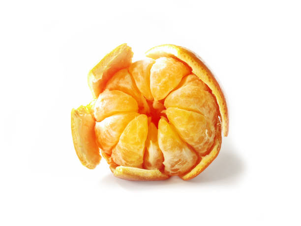 istock Tasty mandarin (tangerine) isolated on white 902501350