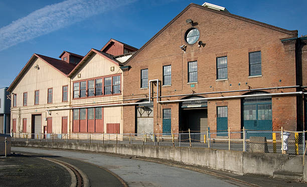 istock Old industrial buildings 90250767