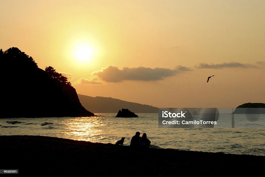 euskadi puesta de sol romántica - Foto de stock de Comunidad Autónoma del País Vasco libre de derechos