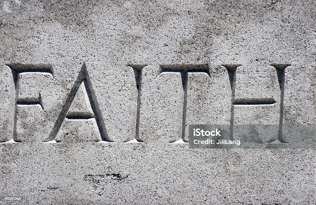 Faith - Lizenzfrei Buchseite Stock-Foto
