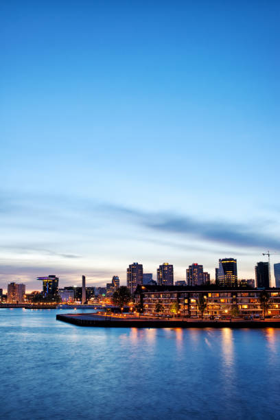 istock Rotterdam City Skyline at Twilight 902516544