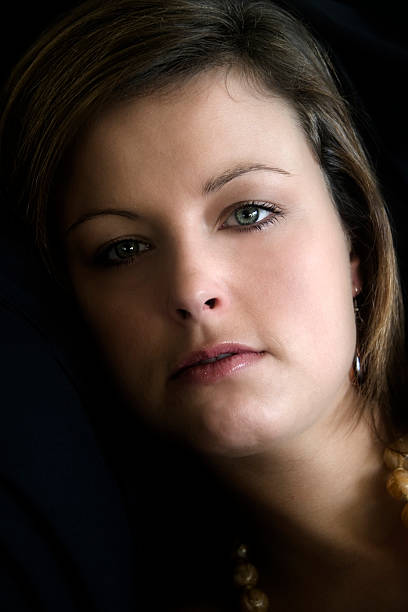 Portrait of a  Young Woman stock photo