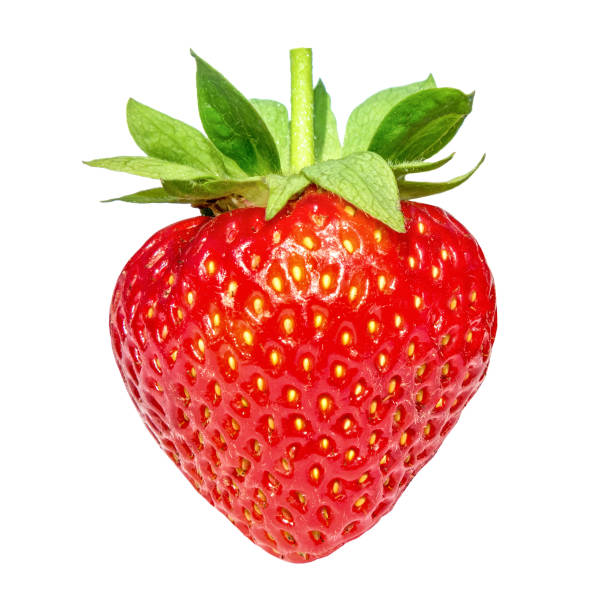 istock Berry strawberry isolated on white background 902521116